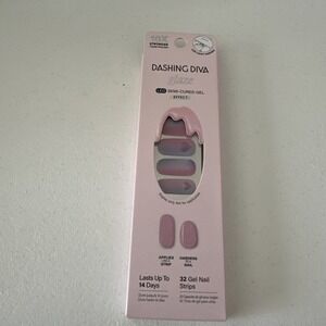 Dashing Diva Glaze LED Semi-Cured Gel 32 Nail Strips He's Cuter In Person
